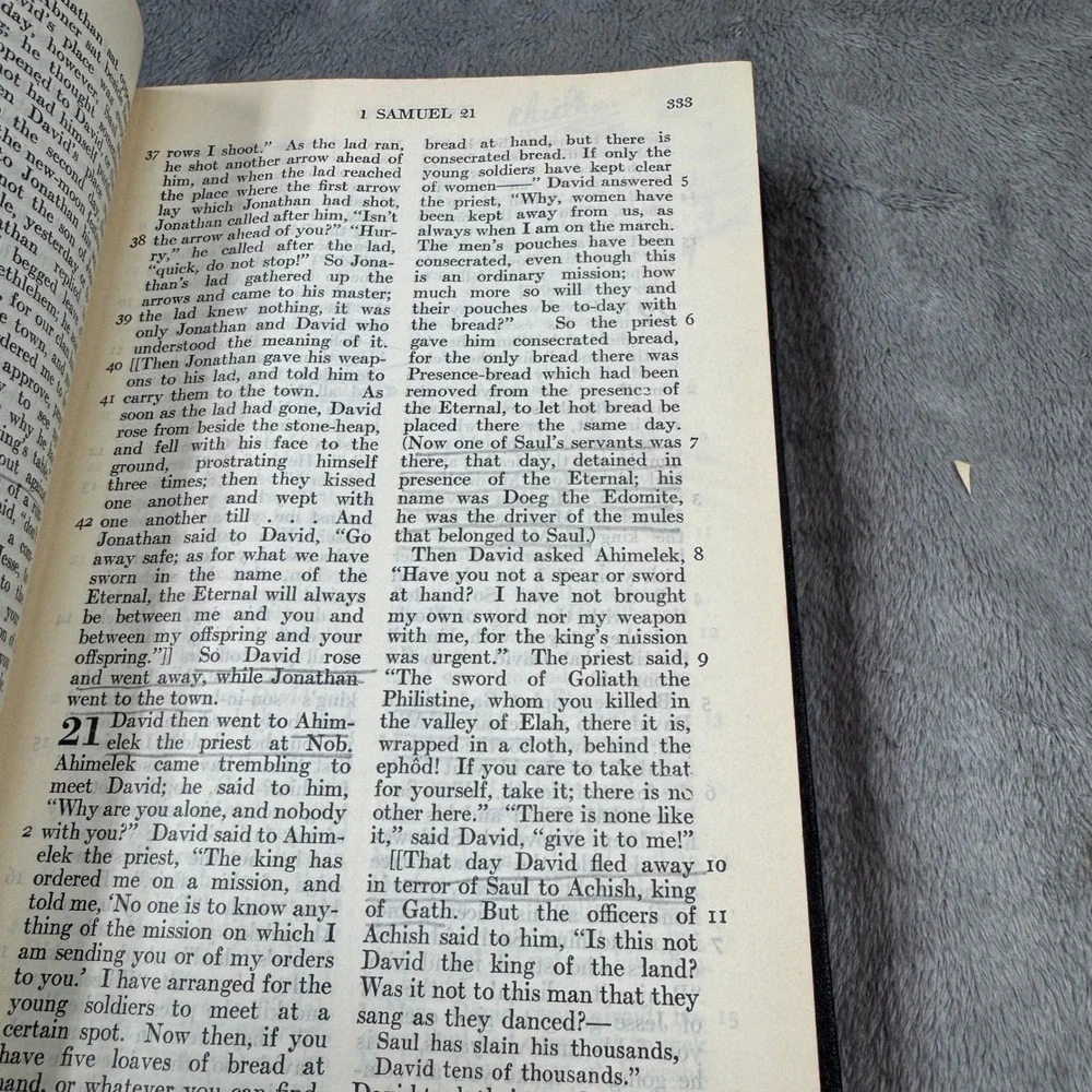Harper & Brothers The Bible James Moffatt‎ Translation 1935 Black Good Hardcover